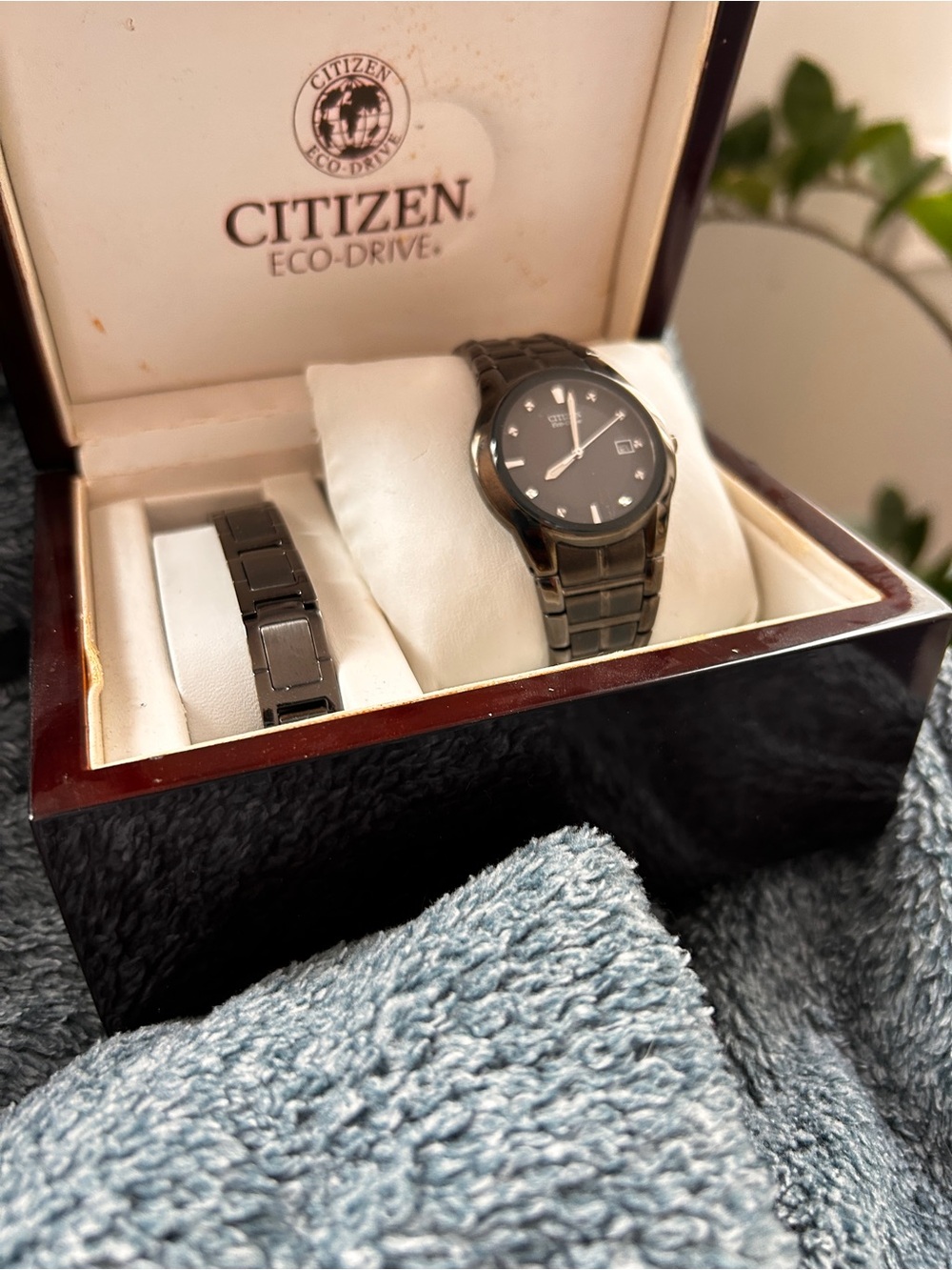 Citizen Eco-Drive Black Diamond Dial Watch - Picture 4 of 5